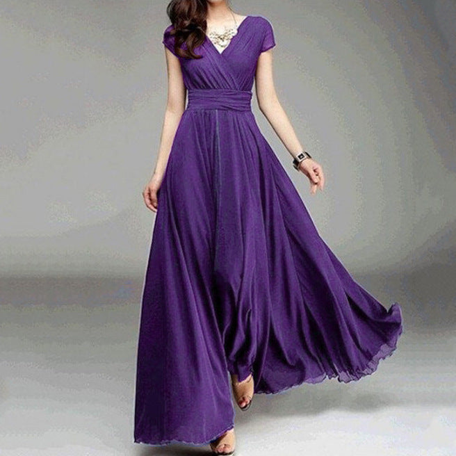 Sleeve Bohemian Chiffon Slim Looking Belly Shorts