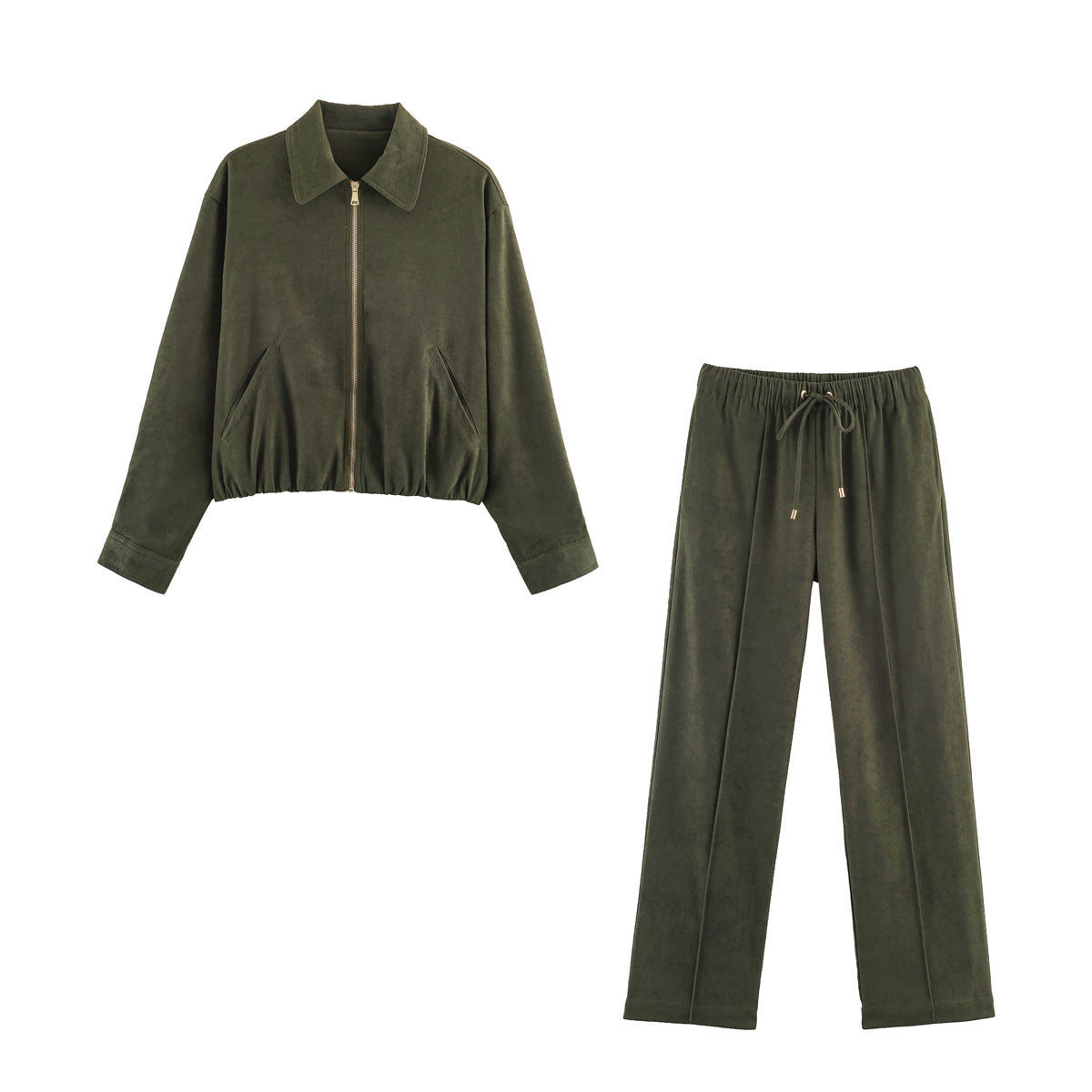 Unique Women's Autumn Collar Trousers For Fashion Casual Suit