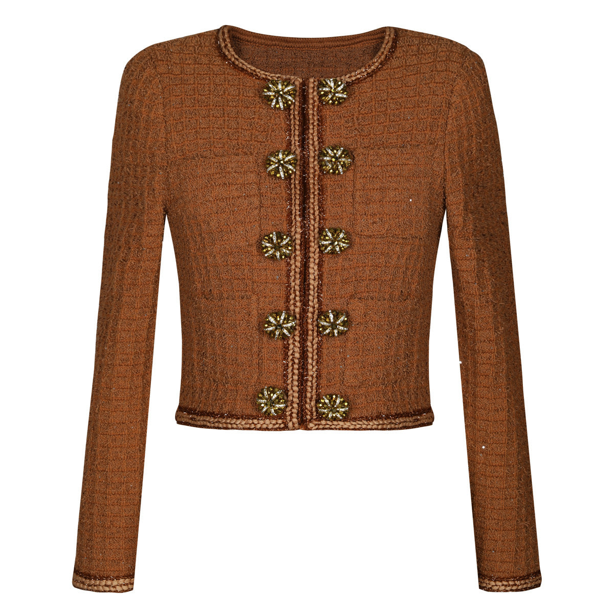 Quality Knitted Classic Style Half-length Outfit Suits