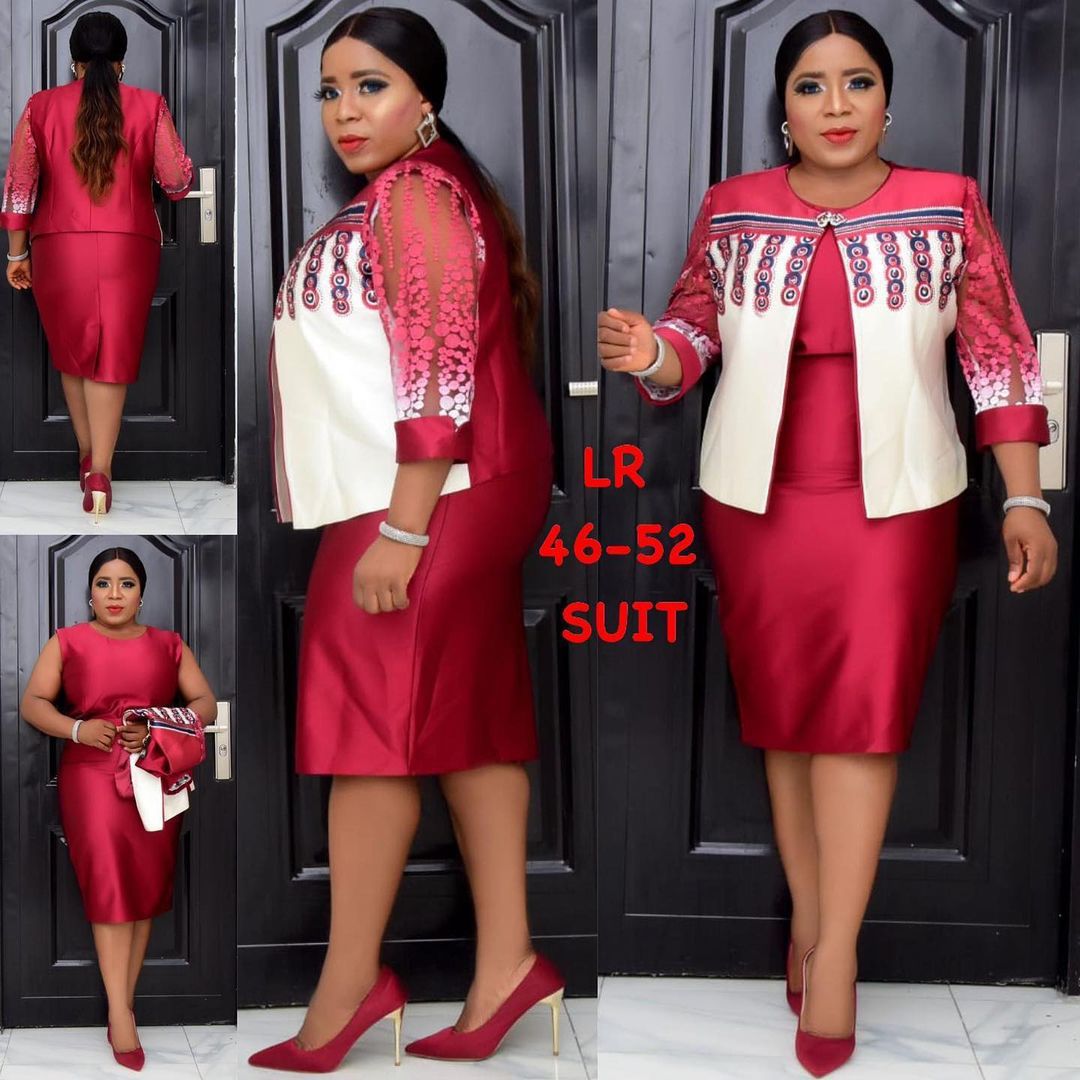 Large Dress Small Print Splicing Two-piece Dresses