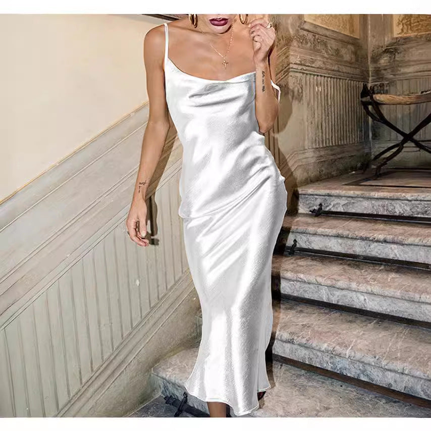 Sexy Backless Fishtail Nightdress Night Club Dress