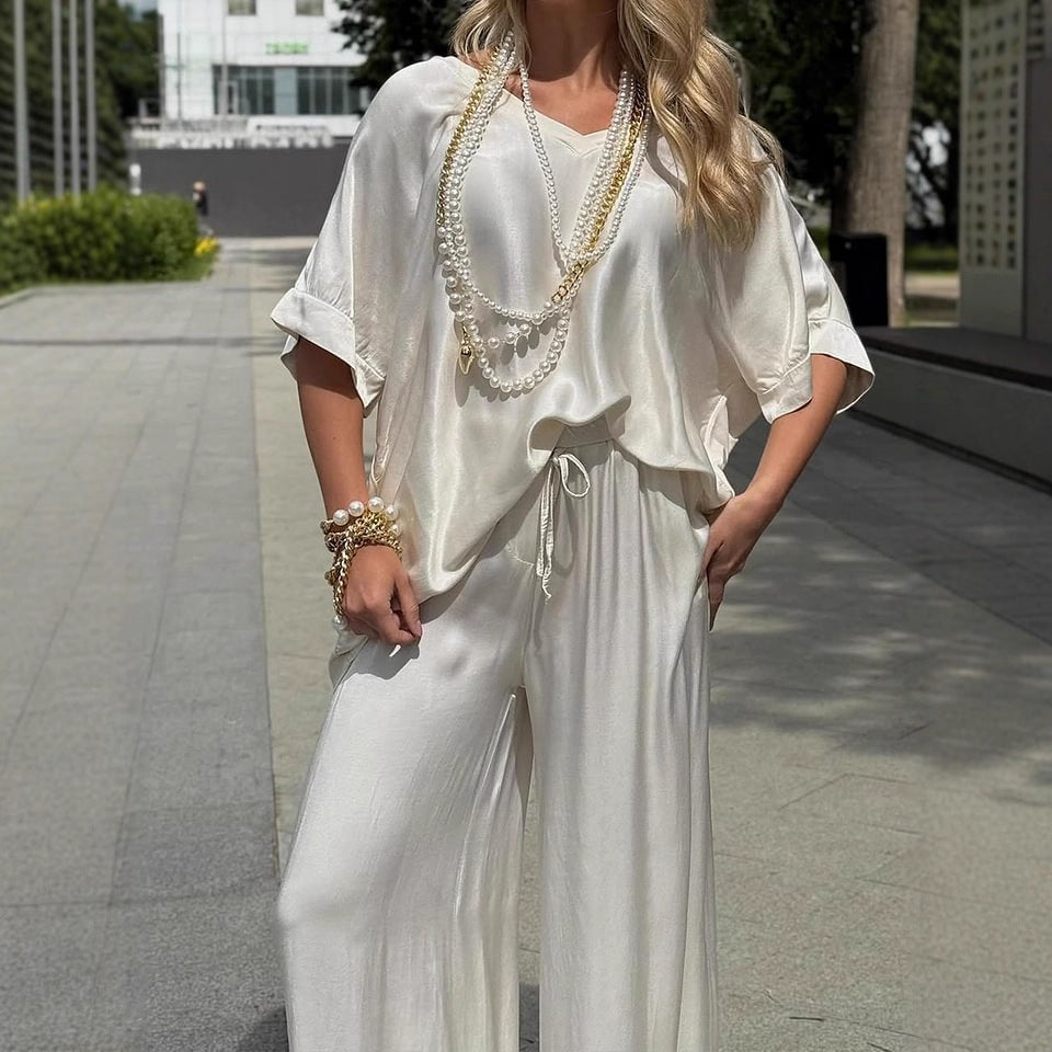 Women's Collar Solid Color Loose For Fashion Casual Suit