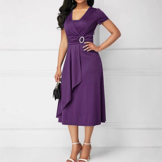 Casual Fashion Elegant Asymmetry Large Dress Dresses