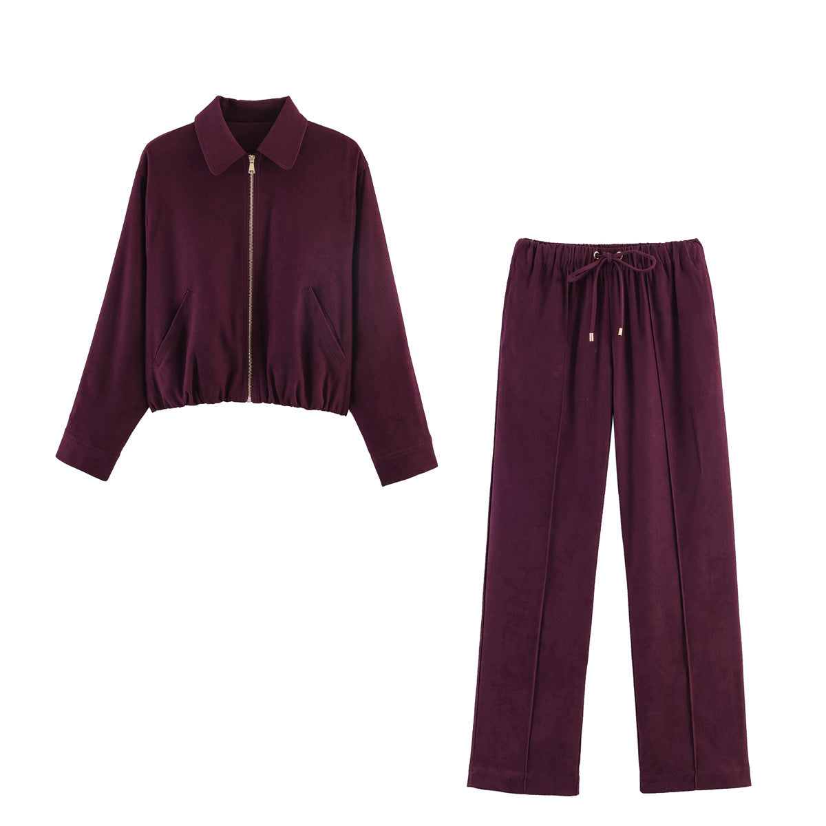 Unique Women's Autumn Collar Trousers For Fashion Casual Suit