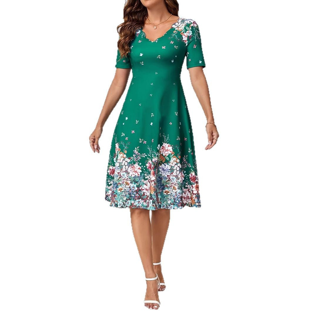 Classy Women's Summer Printed For Woman Dress