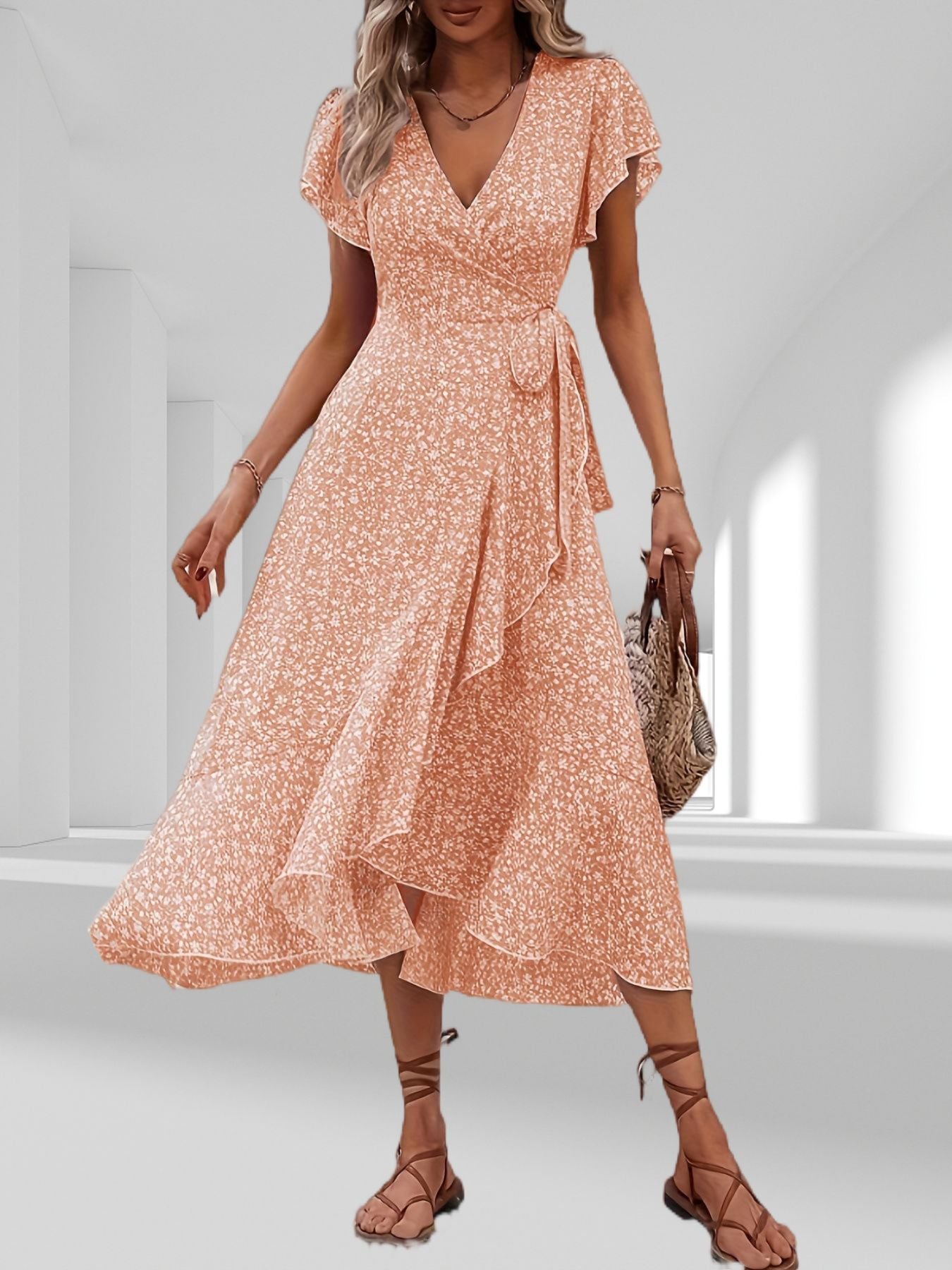Women's Summer Belt Wrap Sexy Bohemian Expansion For Dress