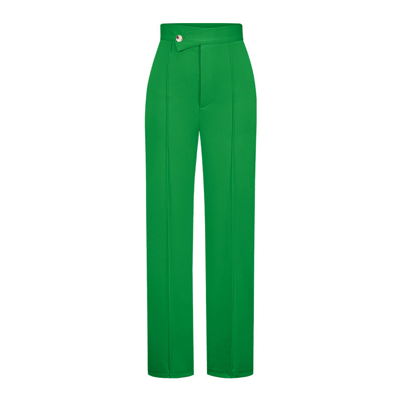 Women's Casual Autumn Temperament Commute Fashionable Wide Pants