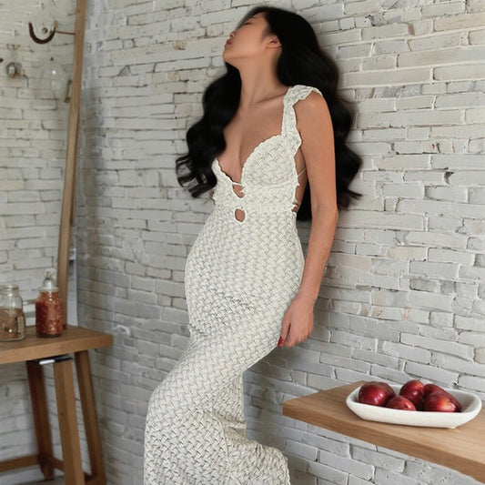 Women's Pure Desire Backless Cutout Slim Dress Dresses