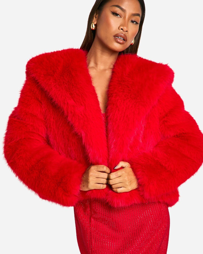Thickened Imitation Fox Fur Popular High Quality Coats
