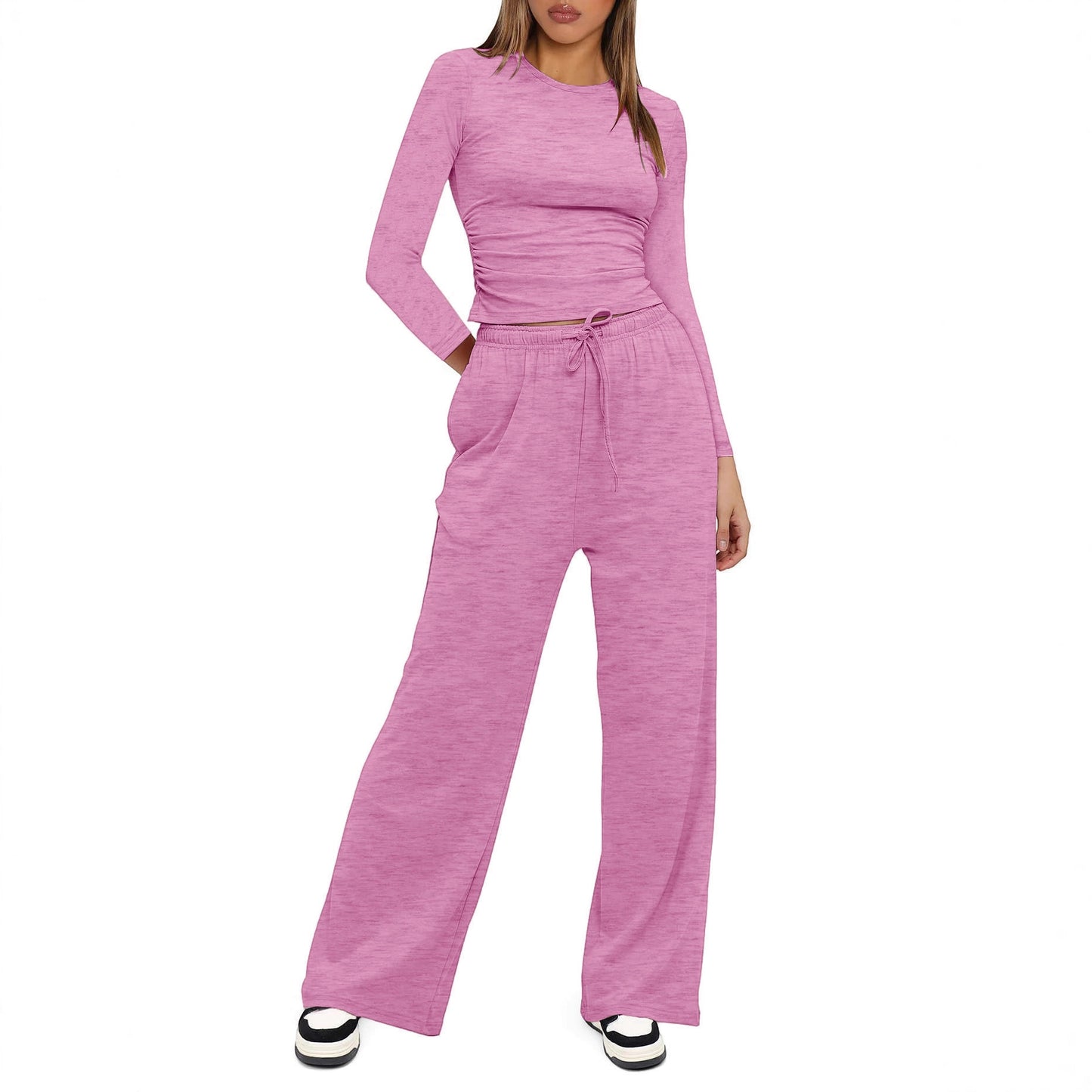 Elegant Women's Long Sleeve Solid Color Suits