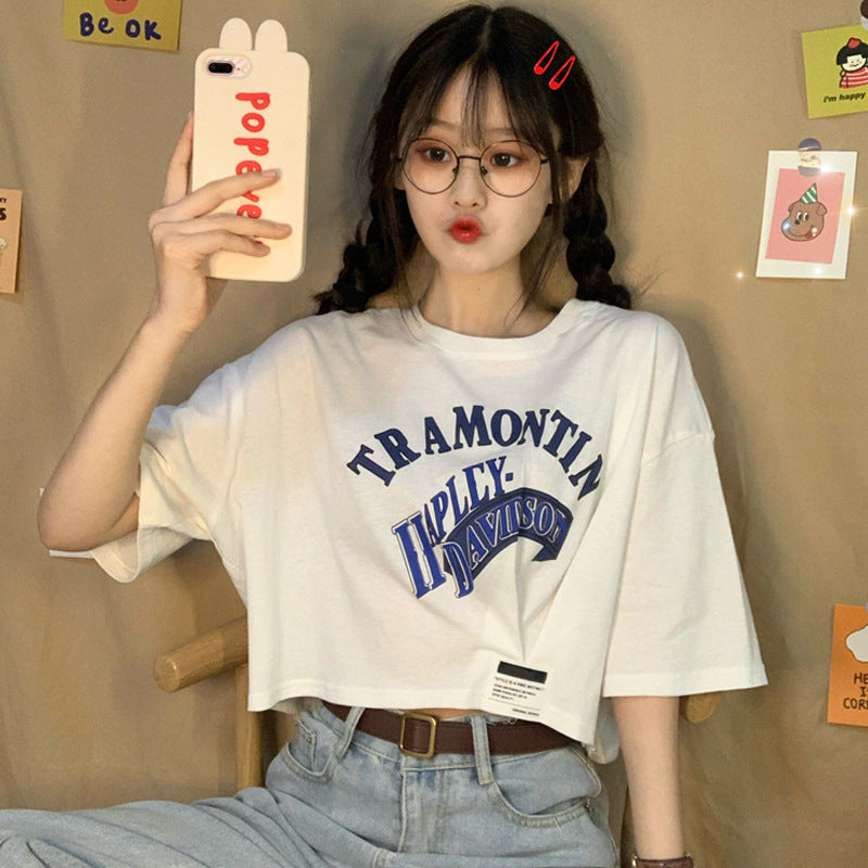 Women's Sleeve T-shirt Korean Style Inner Bottoming Blouses
