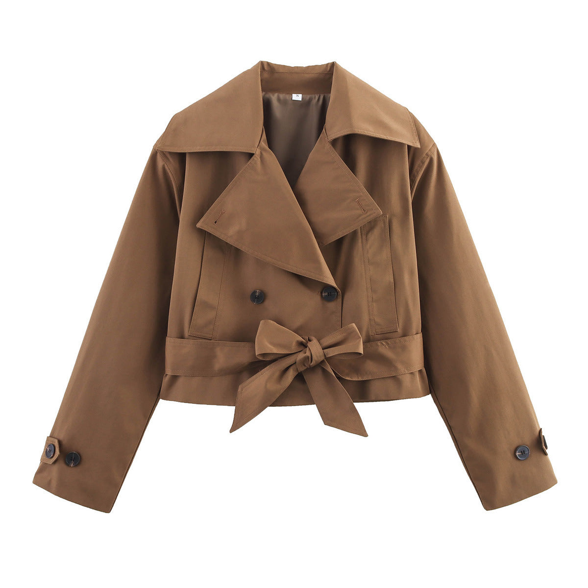 Fashion Series Belt Long Sleeve Trench Coats