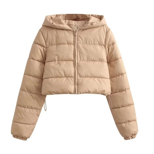 Women's Versatile Urban Casual Hooded Cotton Coats