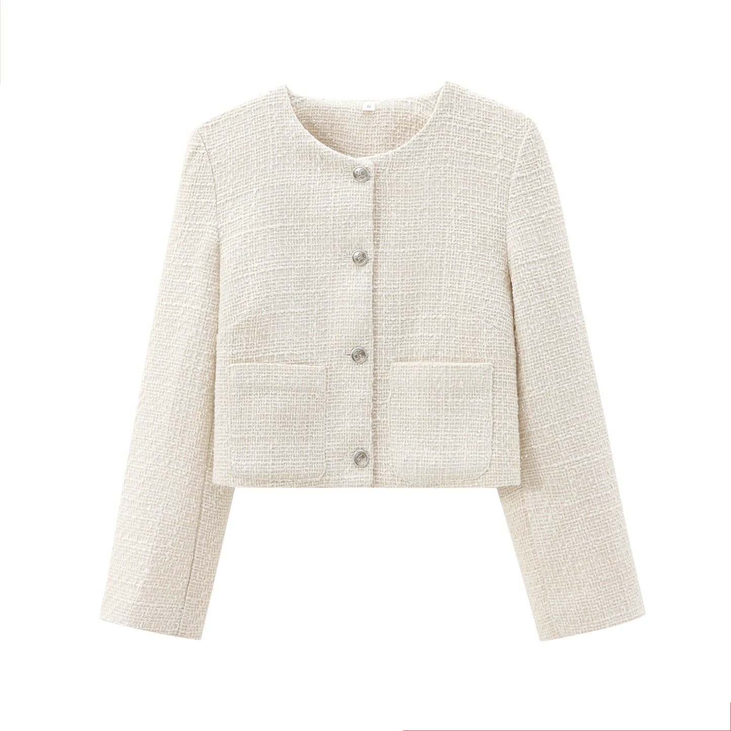 Autumn Woolen Round Neck Outer Wear Coats