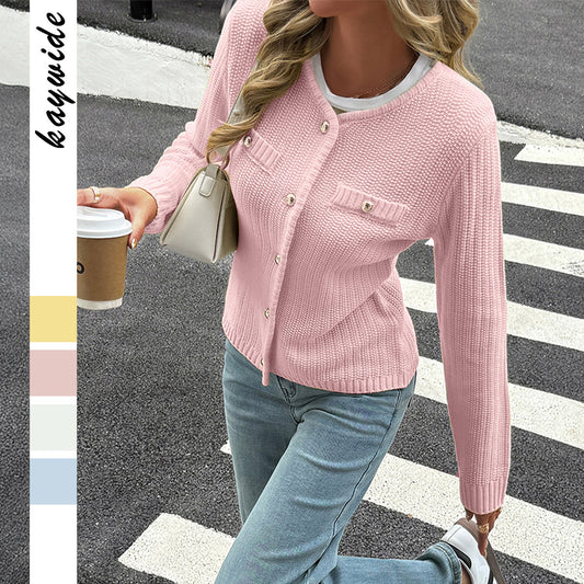 Women's Leisure Vacation Woolen Long Sleeve Sweater