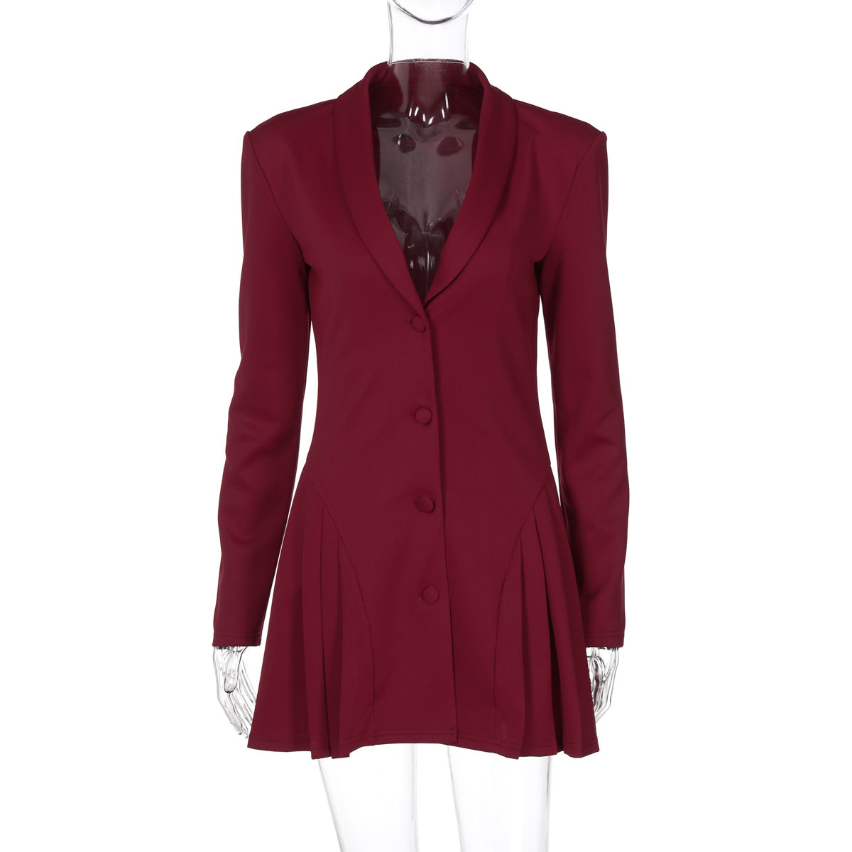 Women's V Collar Adult Lady Like Woman Dresses