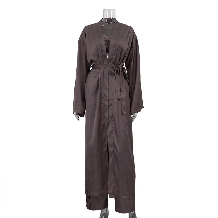 Women's Casual Fashion Autumn Long Sleeve Robe Suits