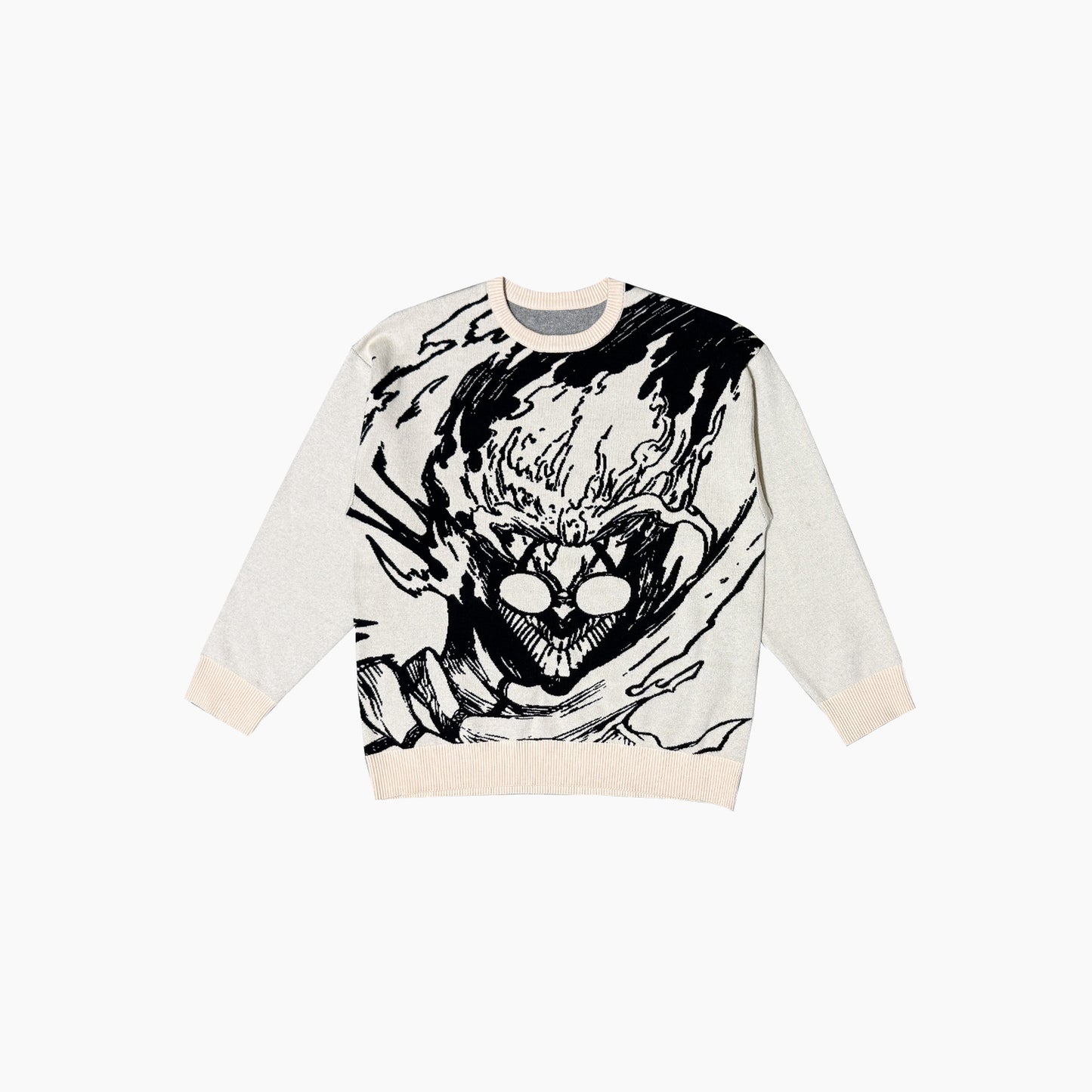 Women's & Men's & Fashion Street Pullover Anime Jacquard Sweaters