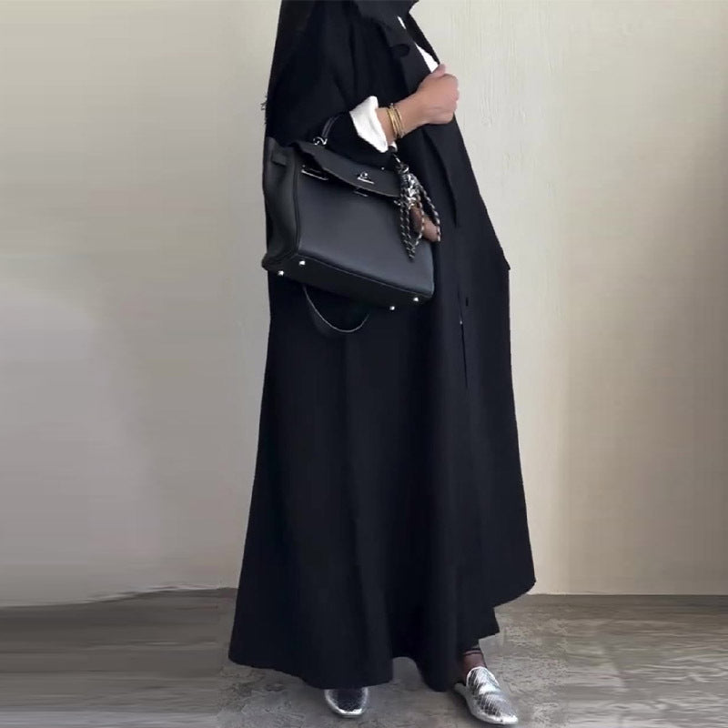 Innovative Autumn Mid-length Hepburn Style Woolen Coats