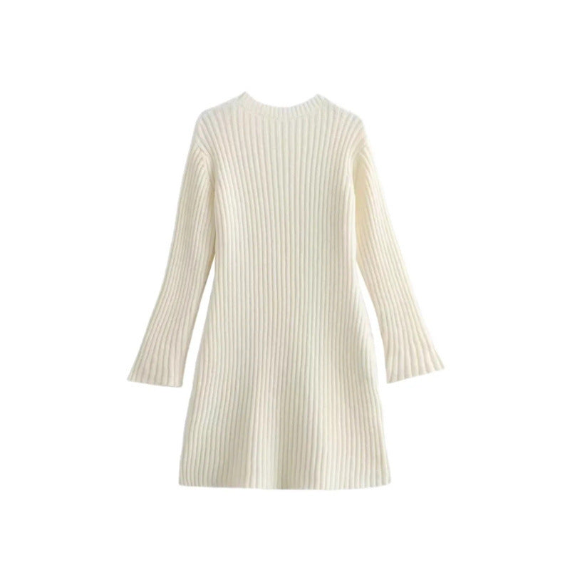 Women's Simple Style Thread Knitted Long Sleeve Clothing