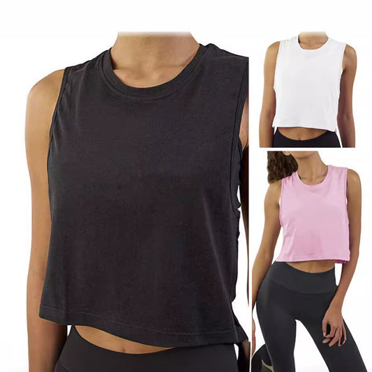 Women's Summer Short-sleeved T-shirt Round Neck Slim Fit Blouses