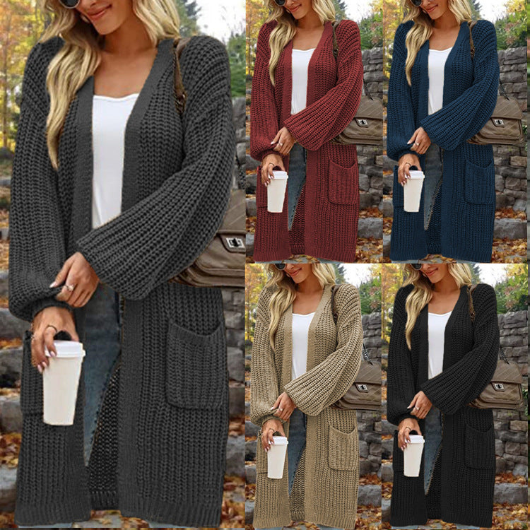 Beautiful Mid-length Loose Large Double Pocket Coats