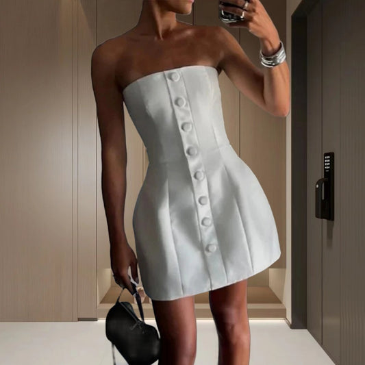 Women's Solid Color Design Sweet Hot Style Dresses
