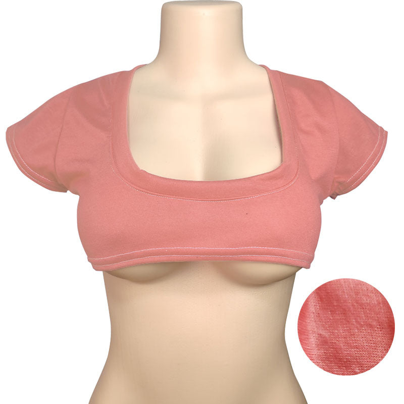 Women's Two-dimensional Pure Color Half Milk T-shirt Cute Blouses