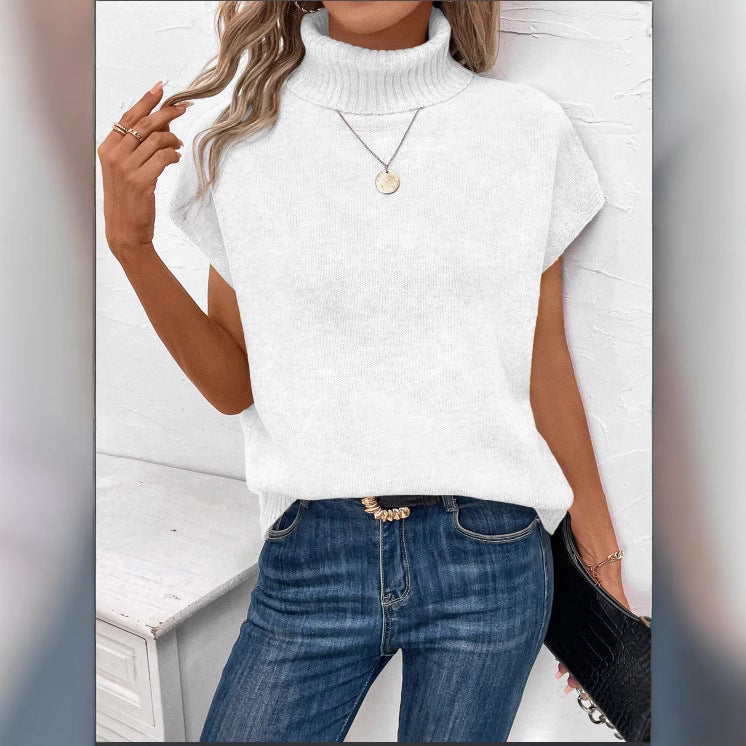 Pullover Loose Long Sleeve Casual Turtleneck Sweater
