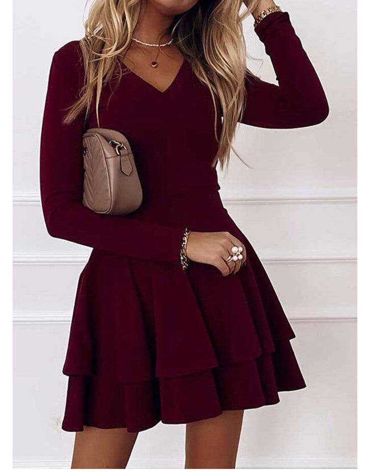 Women's Casual Dress Temperament Commute Cake Dresses