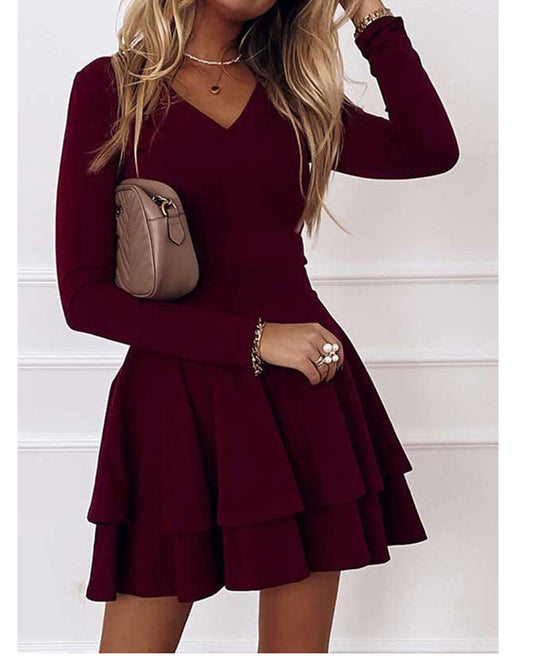 Women's Casual Dress Temperament Commute Cake Dresses