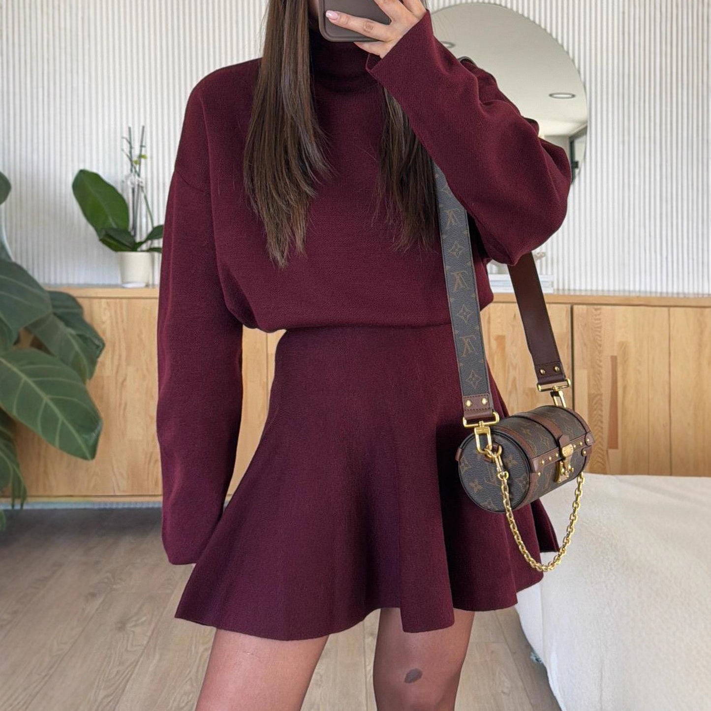 Women's Casual Vacation Style Long Sleeve Dress Sweaters