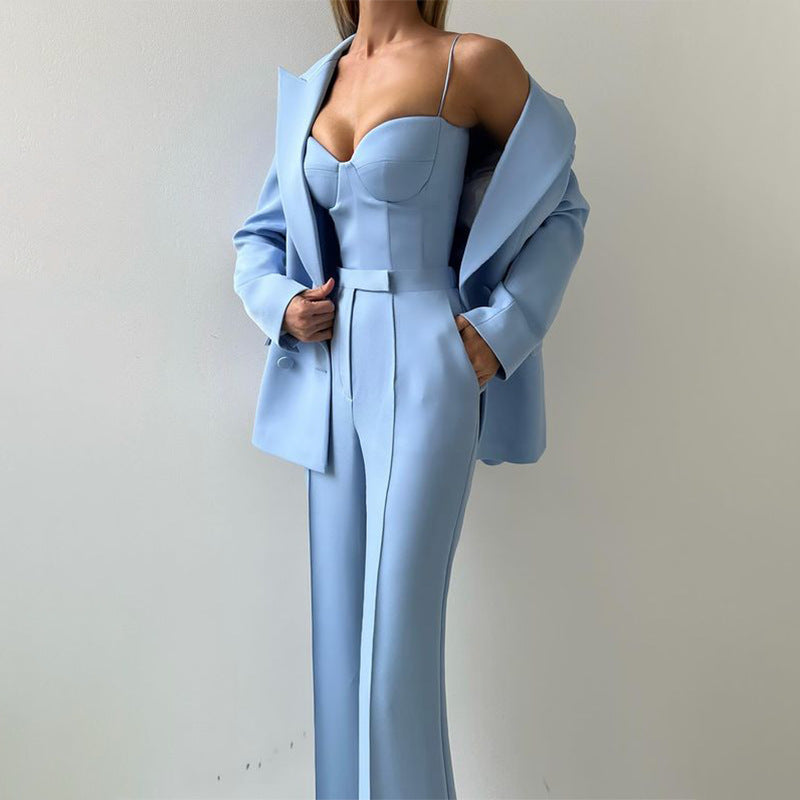 Autumn Graceful Fashionable Commuter Set Bra Suits