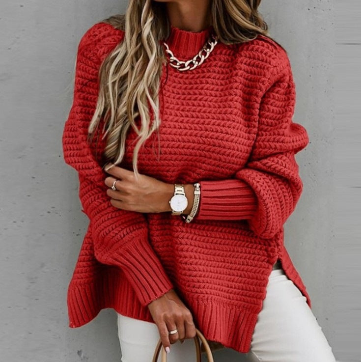 Women's Loose Lazy Style Long Sleeve Pullover Women's Sweater