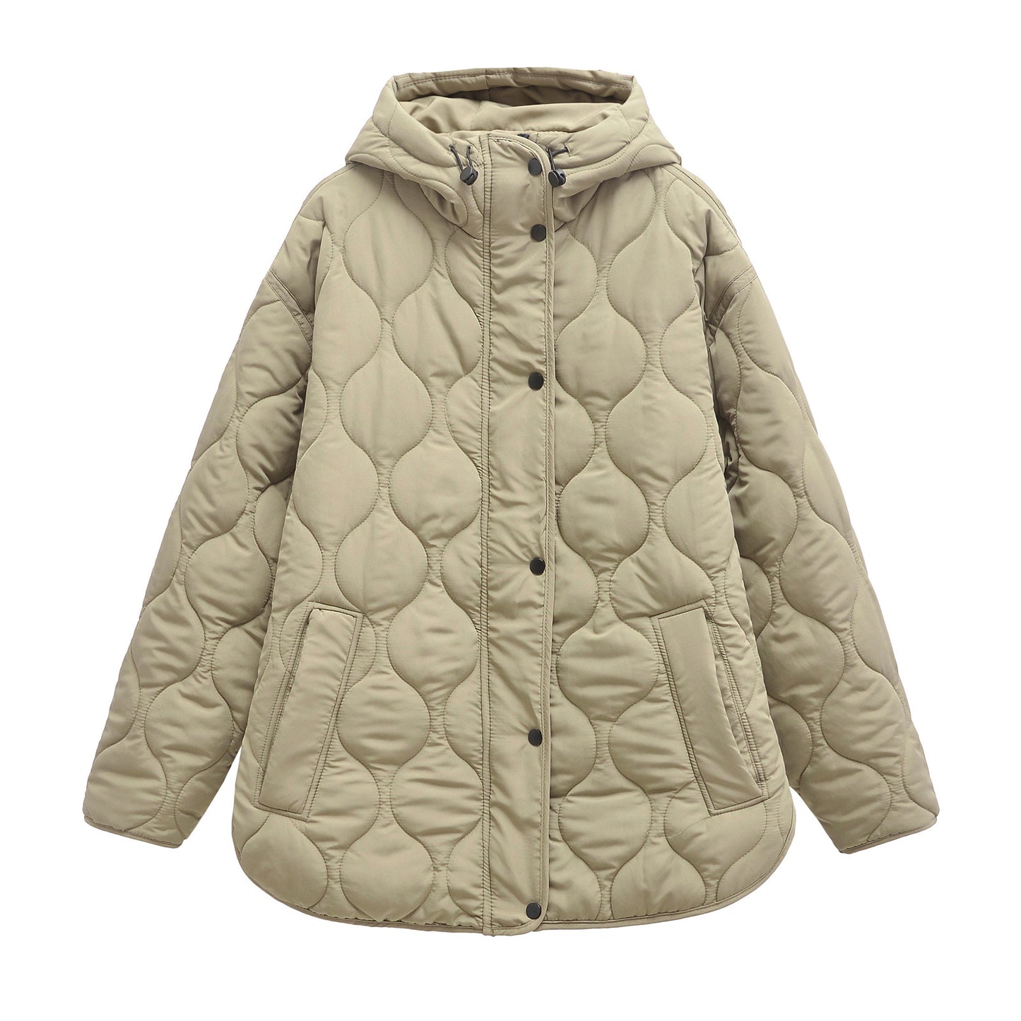 American Winter Hot Hooded Long Sleeve Cotton Coats
