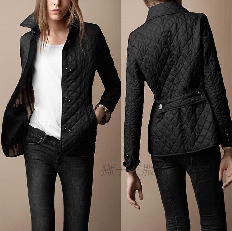 Multicolor Fashion Temperament Lapel Single Breasted Coats