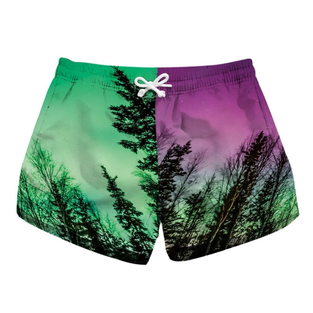 Women's Sexy Beach Digital Printing Cute Shorts