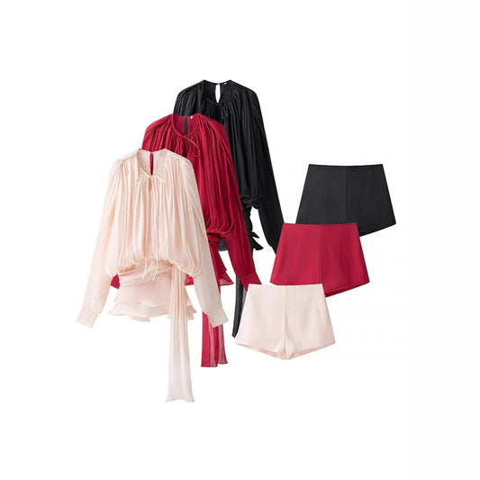 Women's Pure Desire Wind Waist Irregular Hem Dresses