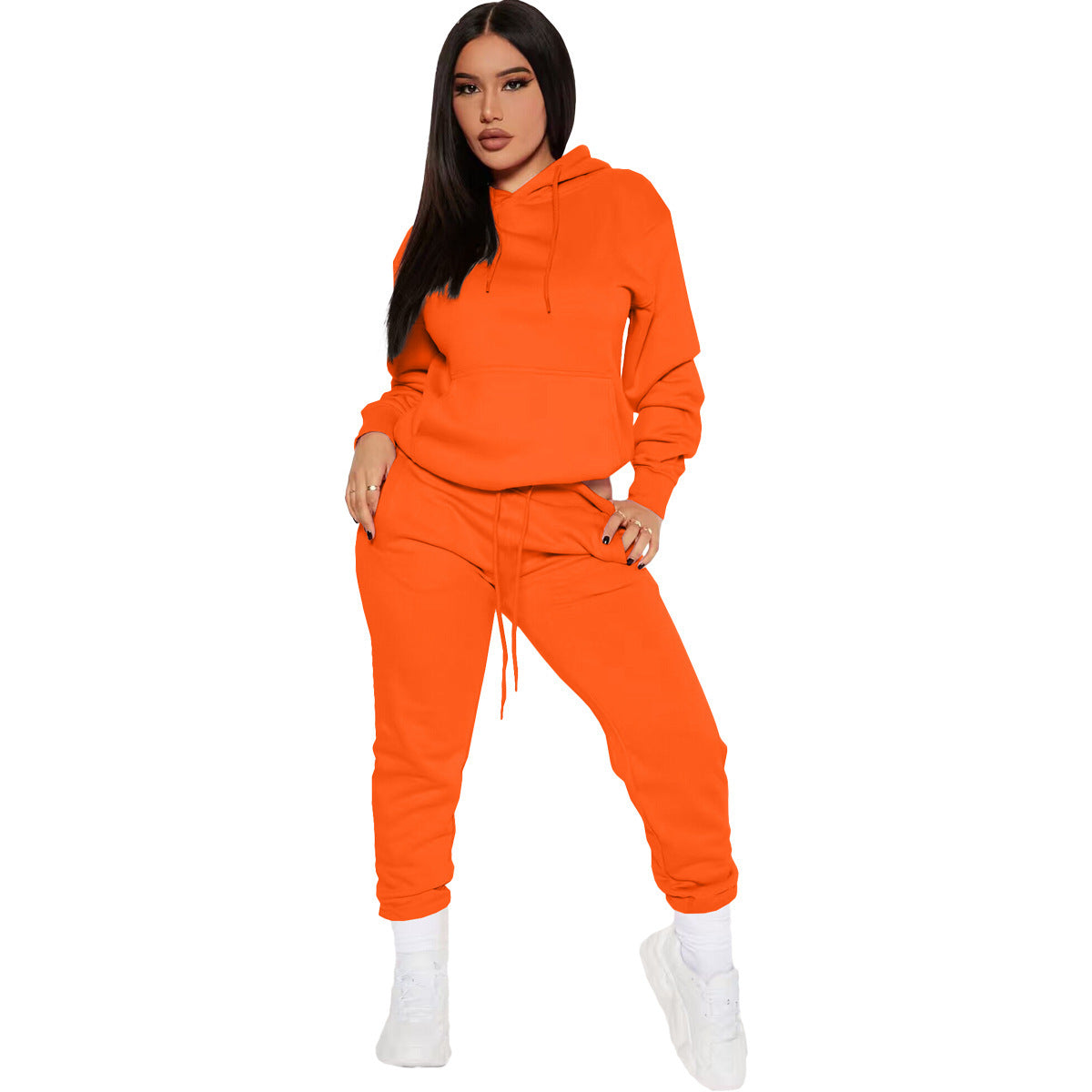 Charming Comfortable Women's Sports Hooded Pullover Sweaters
