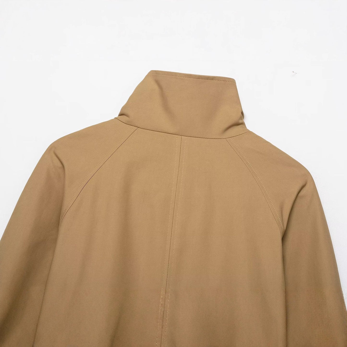Autumn Simple Solid Color Loose Trench Coats