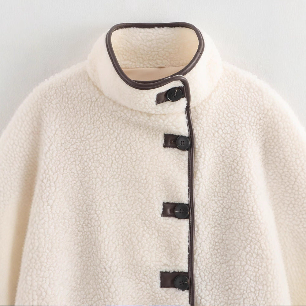 Women's Single-breasted Long Sleeve Pocket Loose Casual Coats