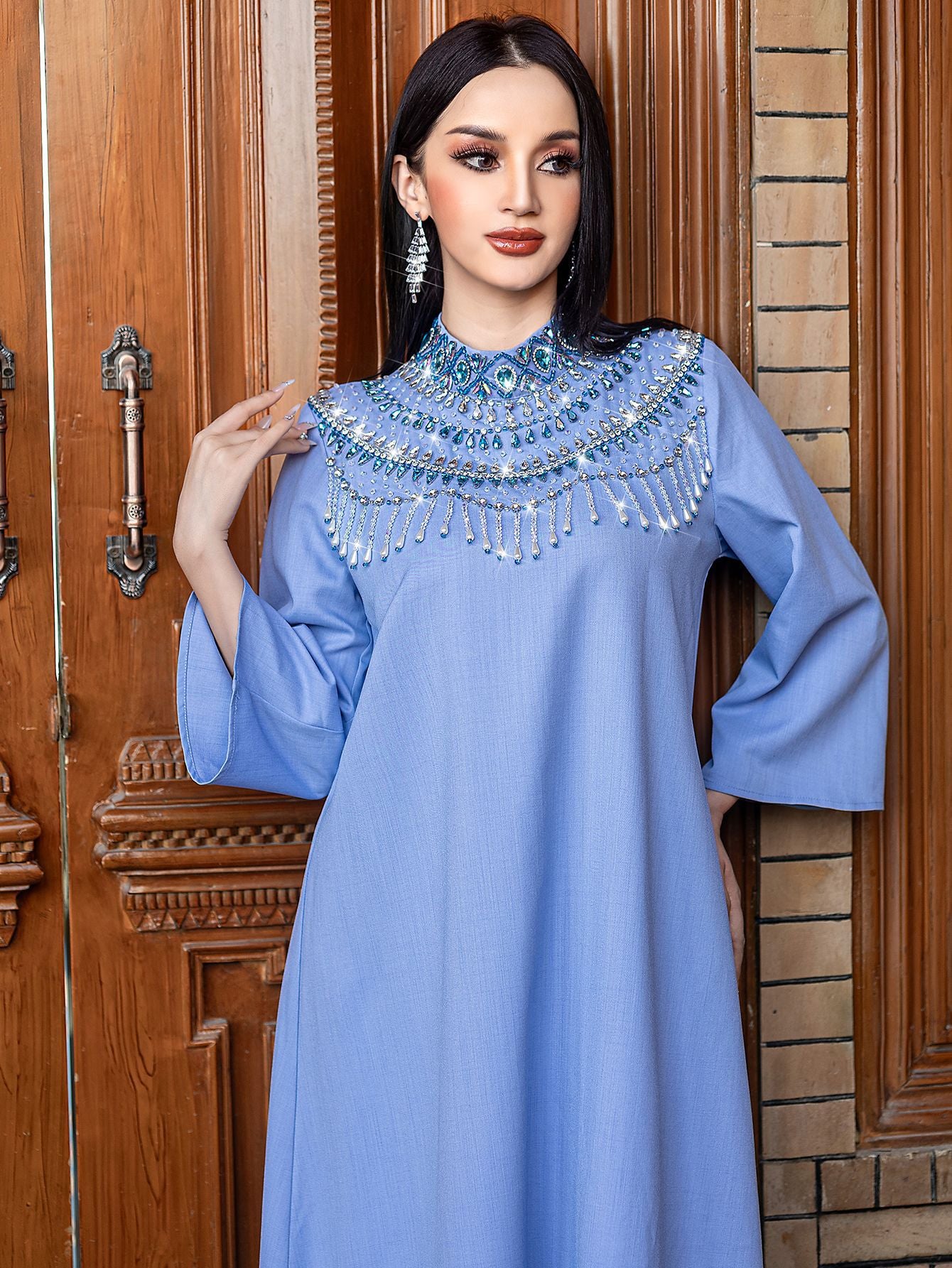 Trendy Half Turtleneck Party Dress Fashion Dresses