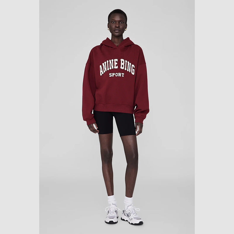 Women's North American Niche Classic Letters Hand Embroidered Sweaters