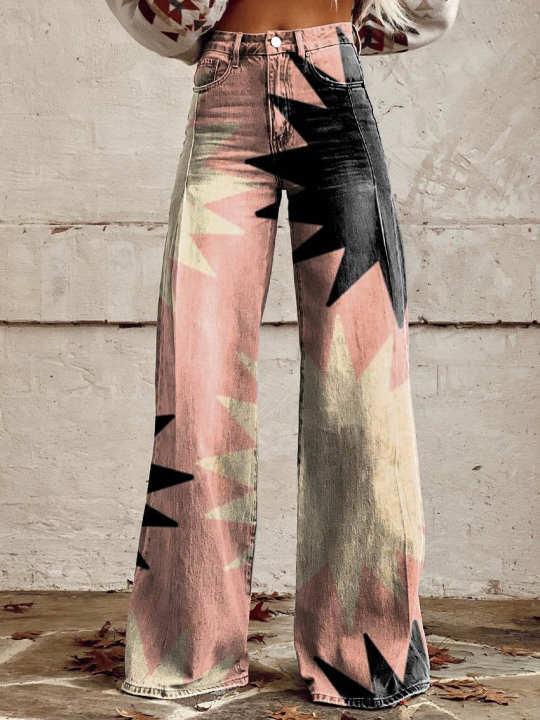 Women's Slouchy Classic Casual Thin Trousers Jeans