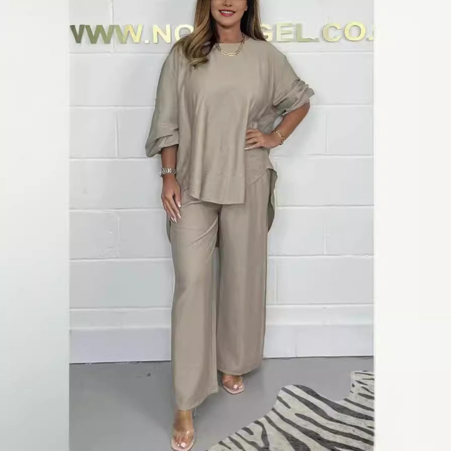 Acetate Satin Long Casual Fashion Solid Suits