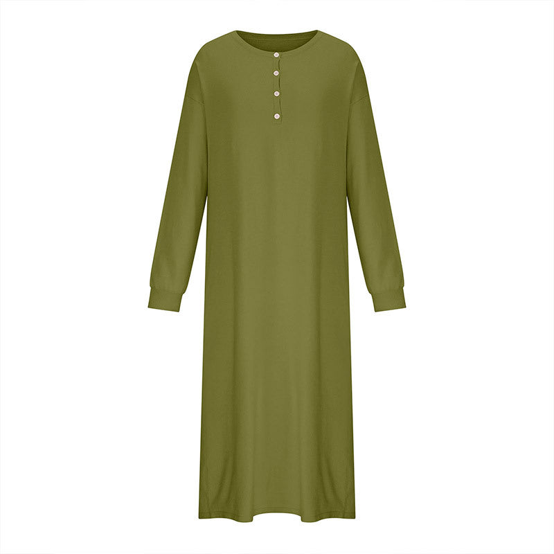 Overknee Long Slimming Versatile Woolen High Waist Skirts