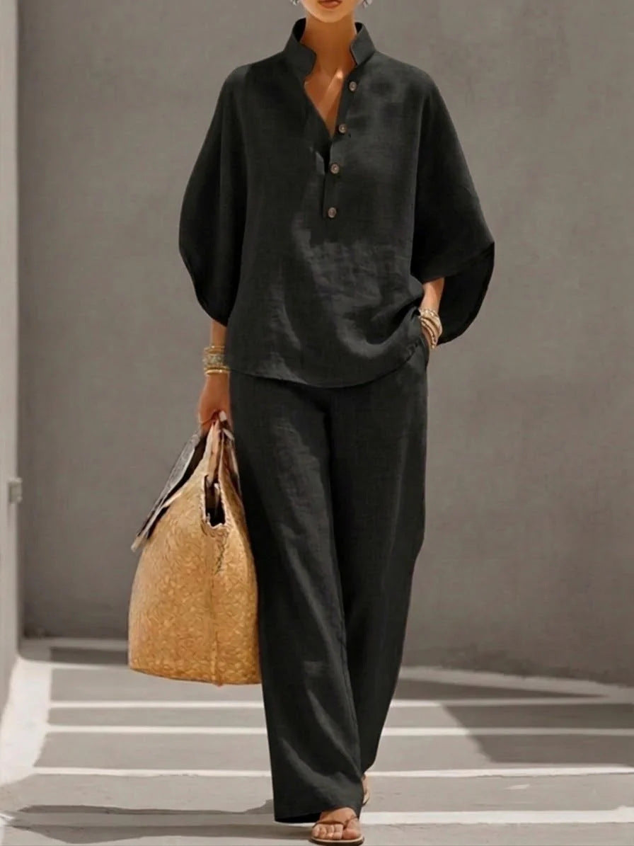 Pretty Women's Cotton Linen Shirt Urban Suits