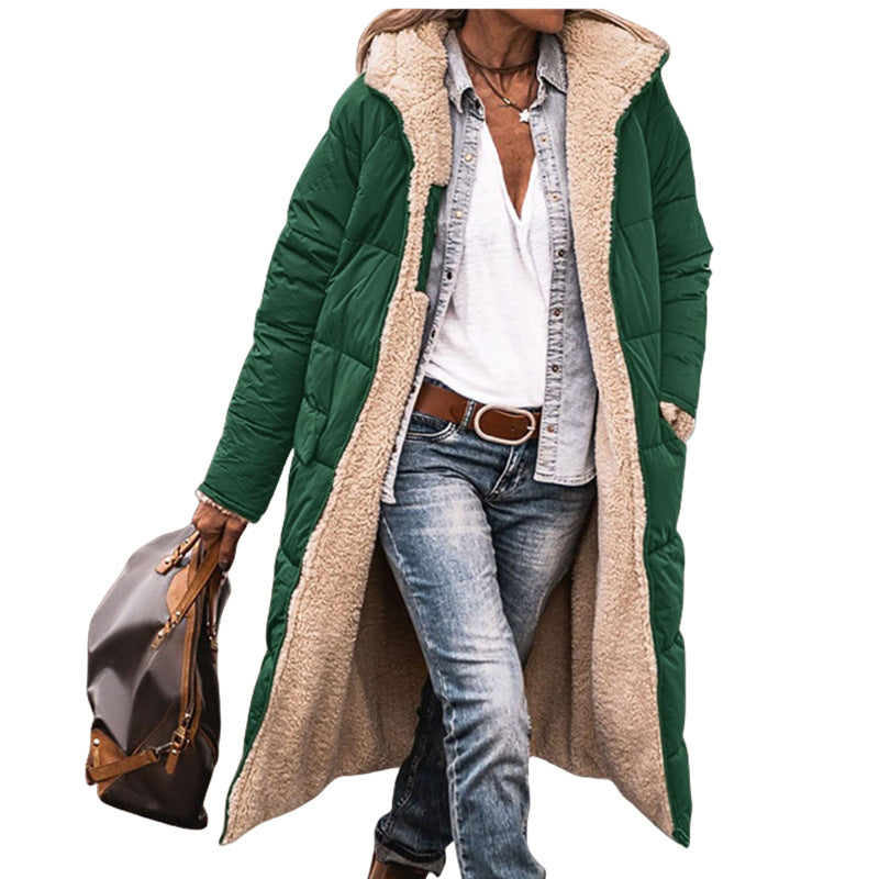 Unique Popular Trendy Long-sleeved Double-sided Thickened Coats