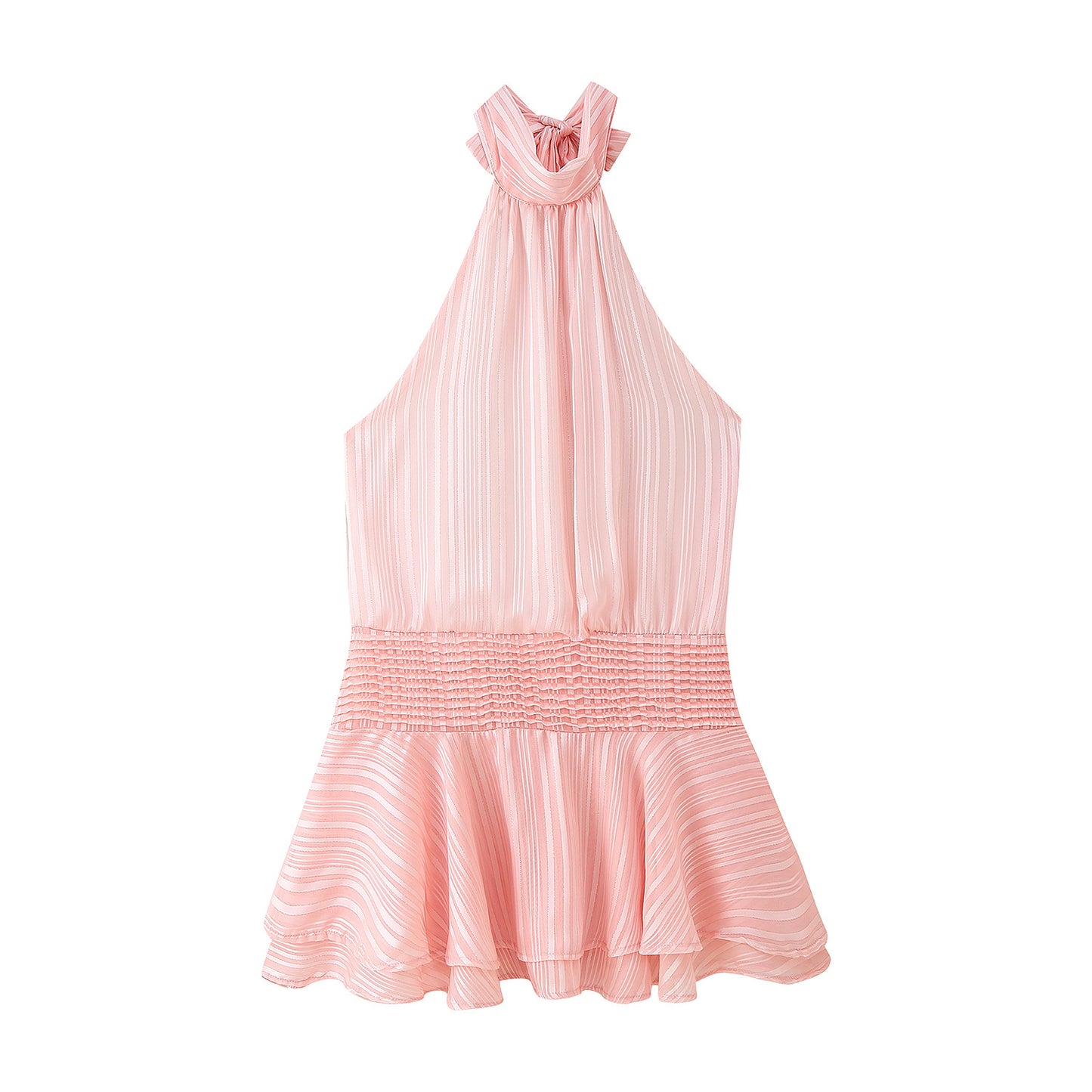 Women's Graceful Fashionable Halter Satin Dress Dresses