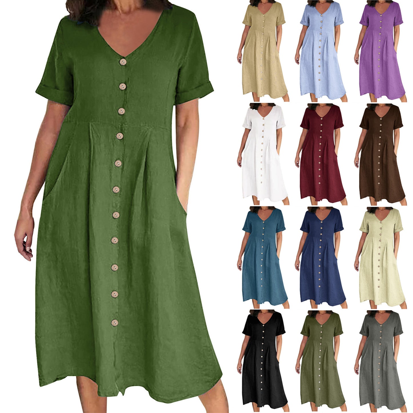 Women's Loose Casual High Sense Temperament Summer Dress